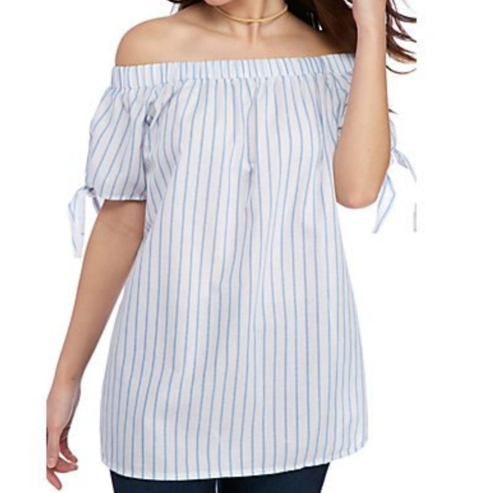 Tie sleeve blouse